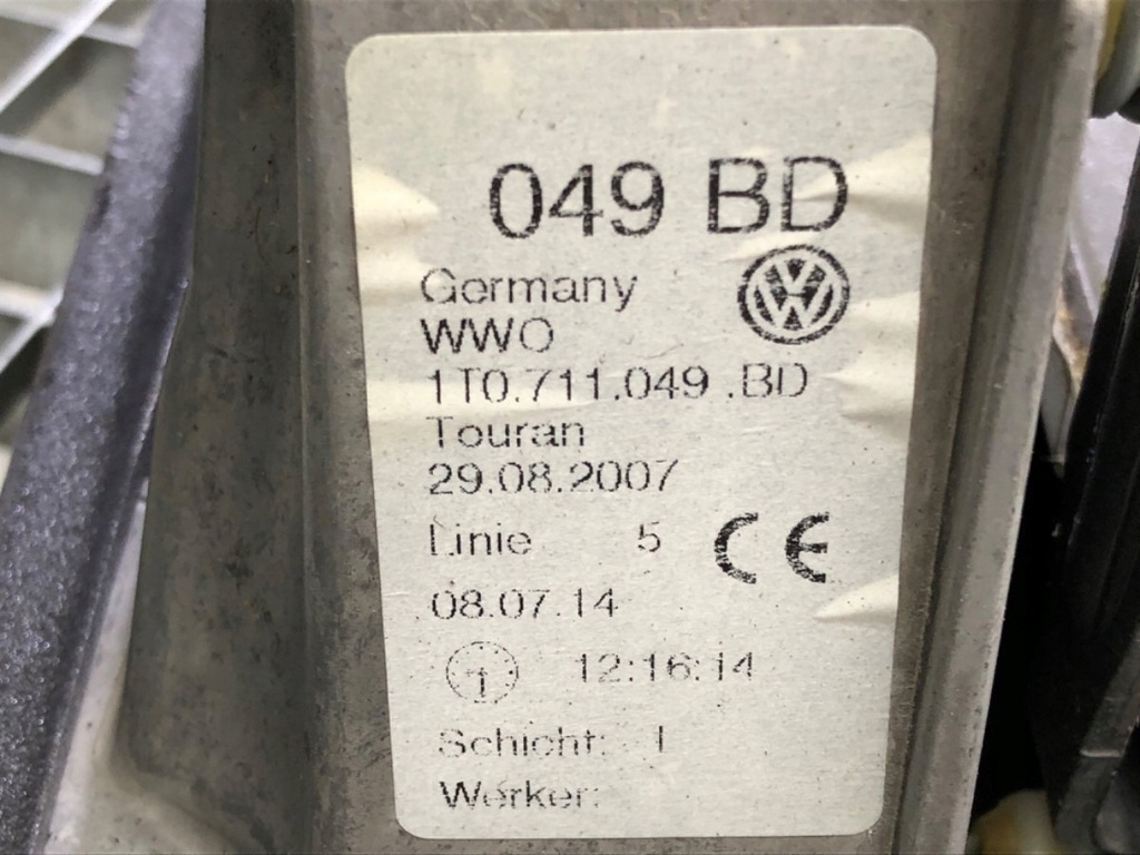 MANETA SCHIMBATOR VW TOURAN 1.6 105KM 10-15 Product image