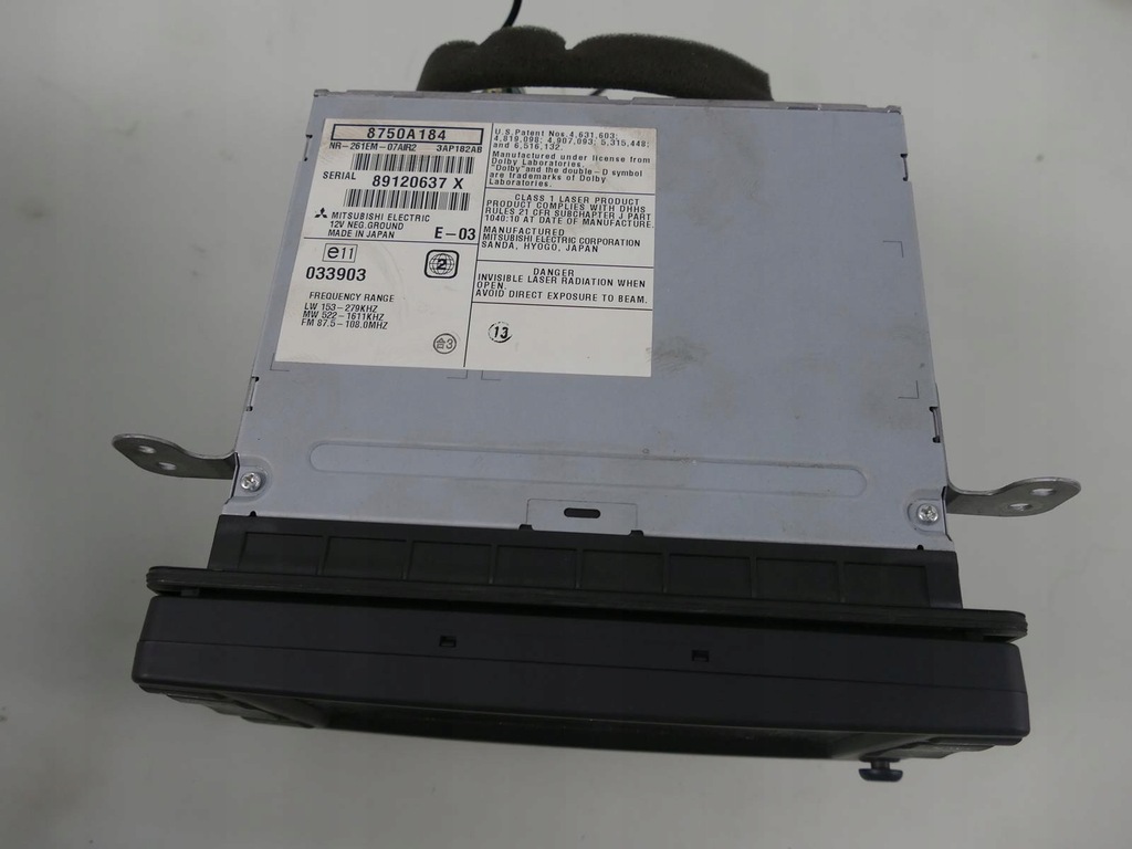 ECRAN MONITOR NAVIGARE RADIO PLAYER MITSUBISHI OUTLANDER II Product image