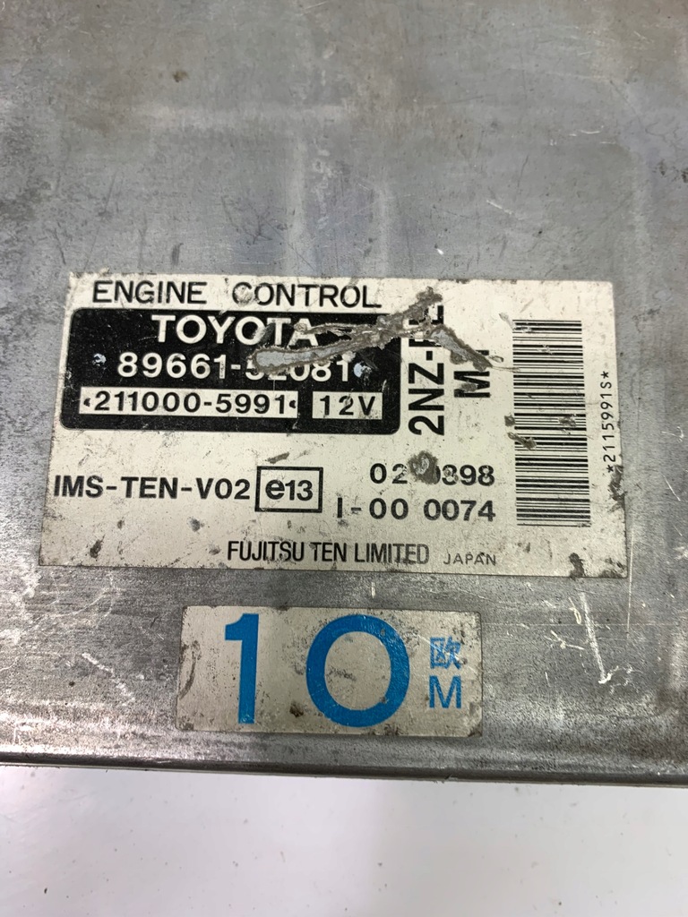 CONTROLLER DE MOTOR TOYOTA 89661-52081 211000-5991 Product image