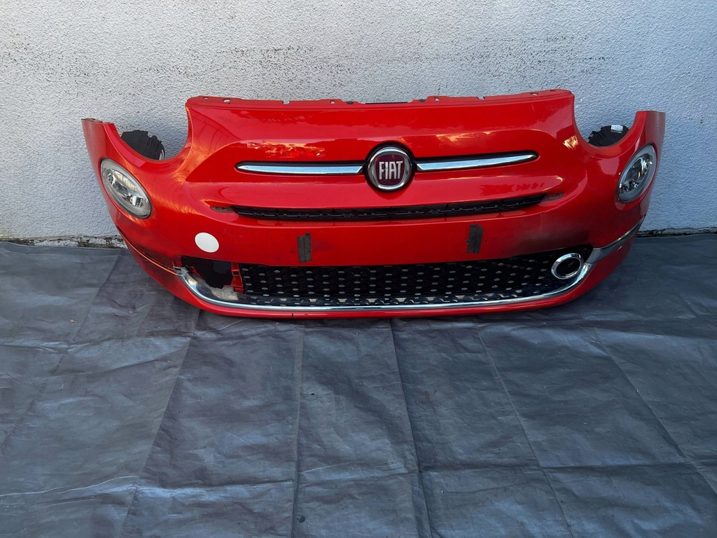 Fiat 500 Ridicați bara de protecție față completă 2015-Chrom Product image