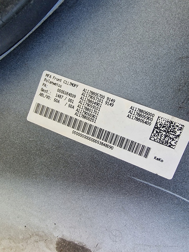 Mercedes CLA 250 W117 LIFT PDC A1178805700 AMG Varșovia-Koła-Znań Product image