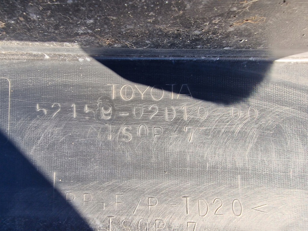 Toyota Auris II Stația de ridicare a vagonului Bumper spate 52159-02d10 Varșovia-Koło-Znań Product image