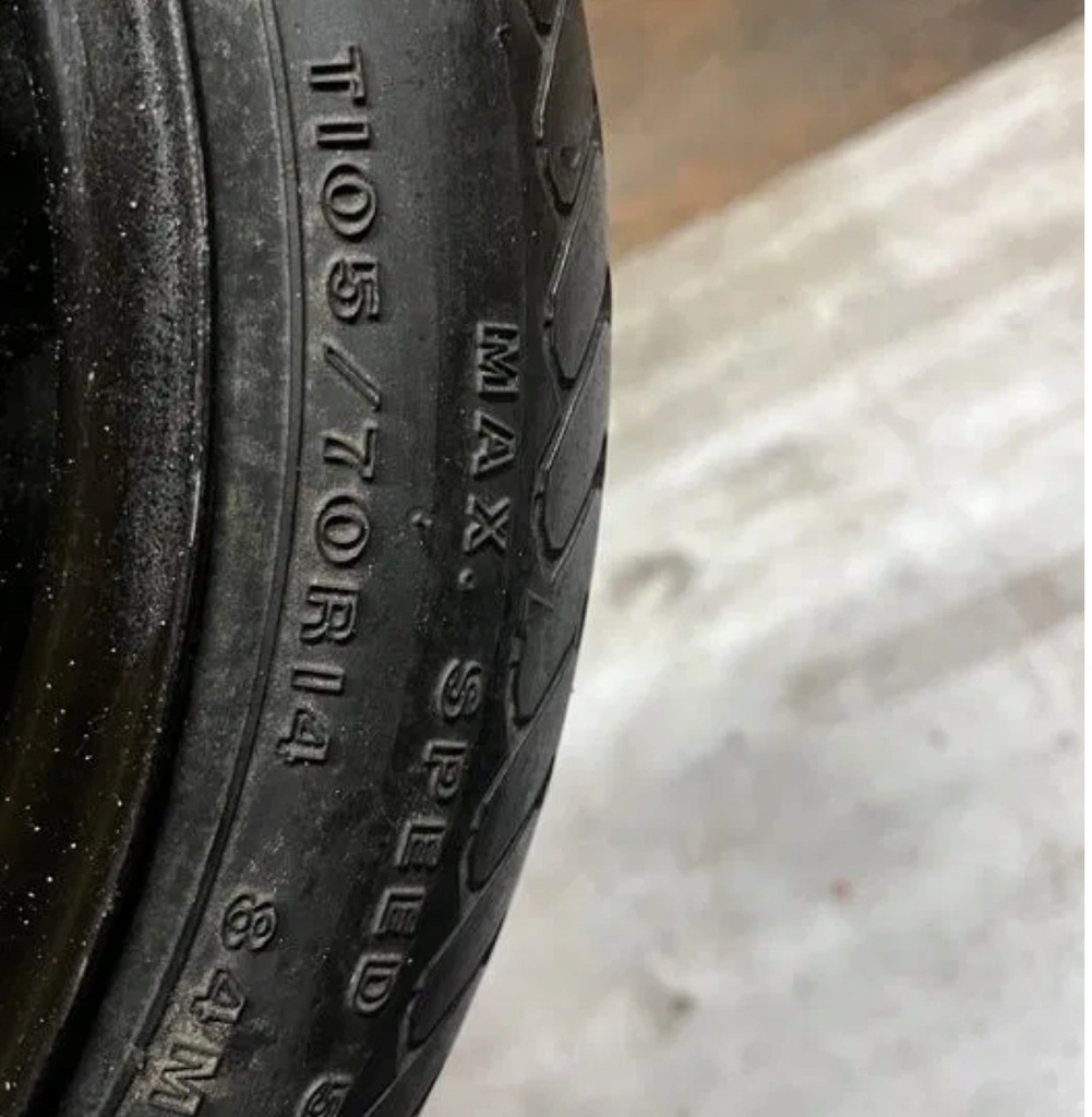 roata de rezerva 4x100 nissan micra k12 13 11 sunny 105/70/14 Product image