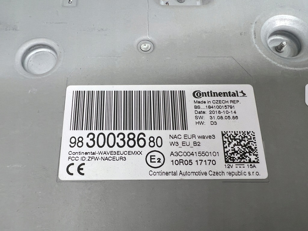 Radio navigatie Citroen Berlingo IV 9830038680 Product image