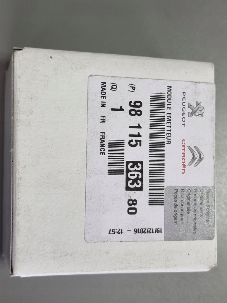 MM TPMS SENSOR PRESIUNE CITROEN 9811536380 Product image