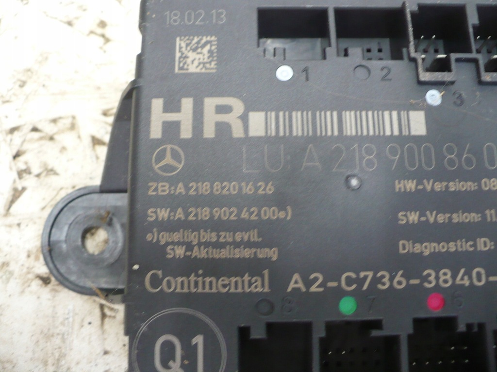 MODUL UȘĂ STÂNGA DREAPTA SPATE FAȚĂ MERCEDES W218 A2189008500 Product image