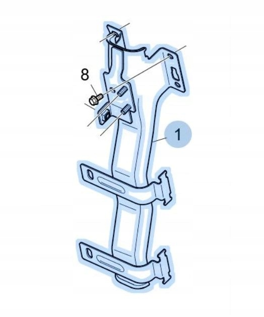 MONTARE SUPORT SCANIA NGS R S P G 2556914 2297787 B-B Product image
