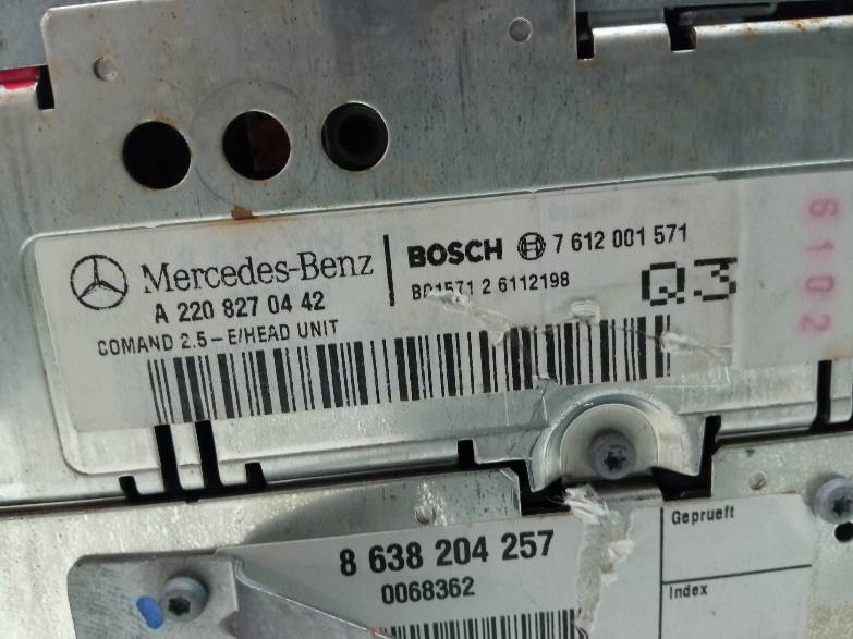 RADIONAVIGATION 2208270442 Mercedes-Benz S-class IV (1998-2005) W220 Product image