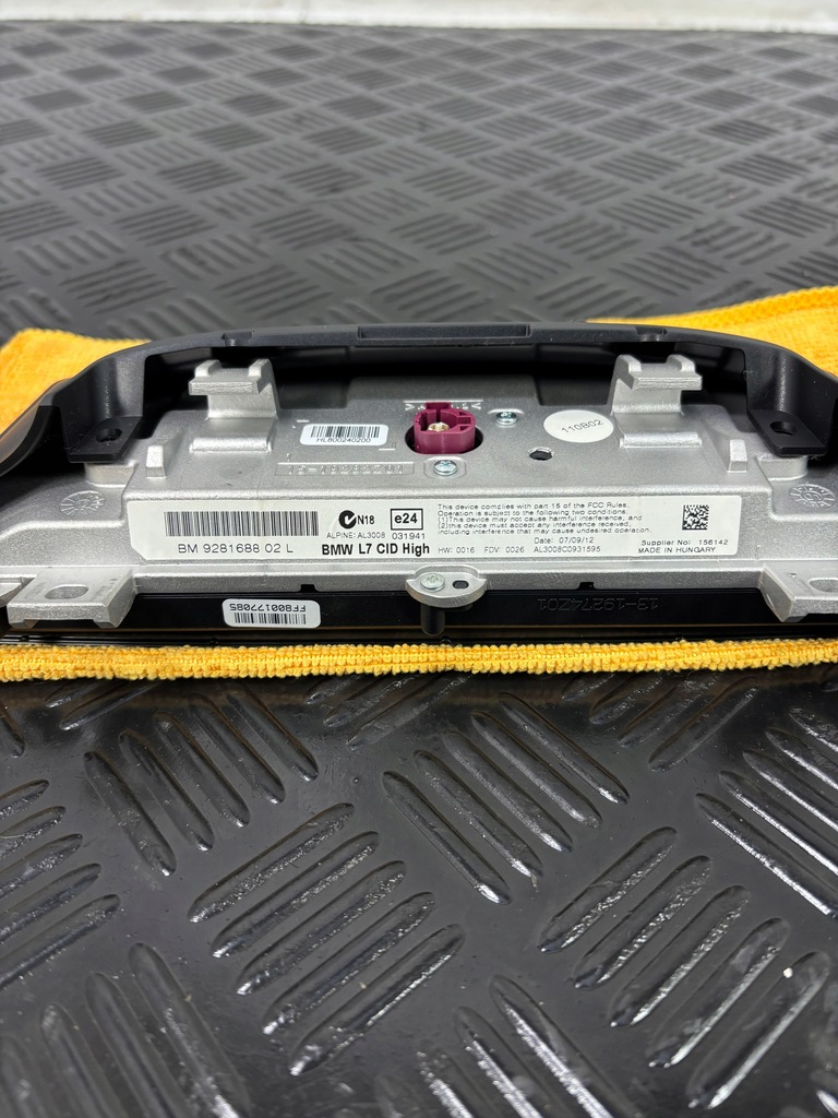 BMW F30 F31 DISPLAY ECRAN DE NAVIGARE 9281688 PERFECT Product image