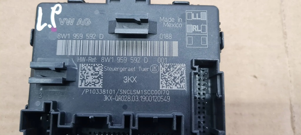 Q5 80A MODUL CONTROLLER UȘĂ FAȚĂ 8W1959592D Product image