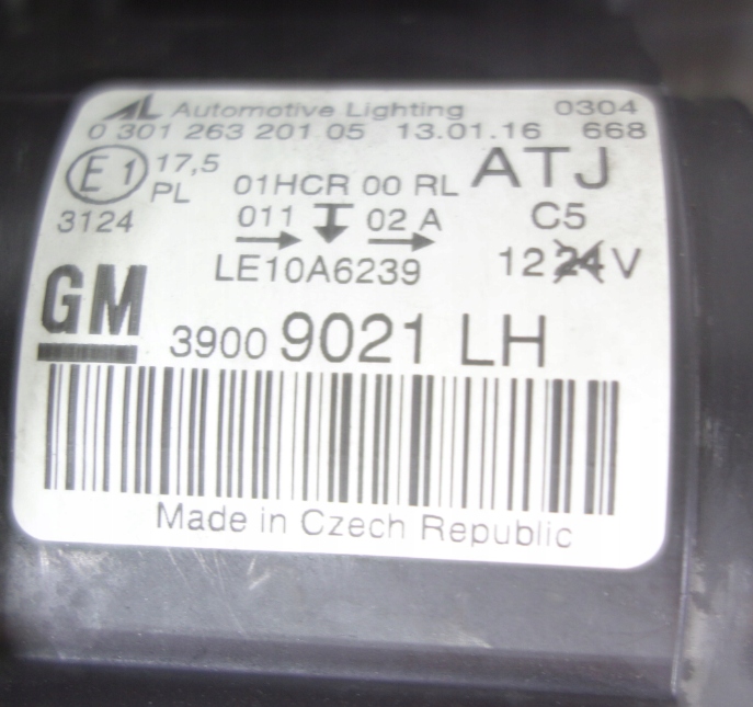 FARO LAMPA FATA OPEL ZAFIRA C III 3 STÂNGA EUROPA ORIGINAL INTEGRAL Product image