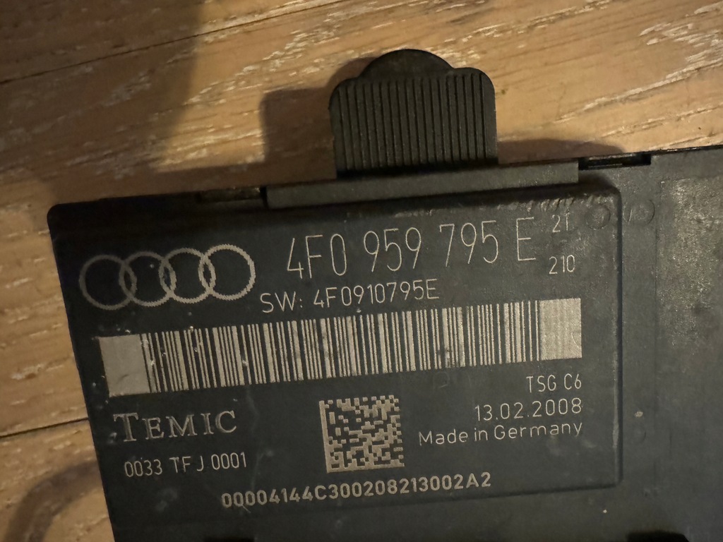 MODUL CONTROLLER UȘĂ SPATE STÂNGA AUDI A6 C6 LIFT Product image