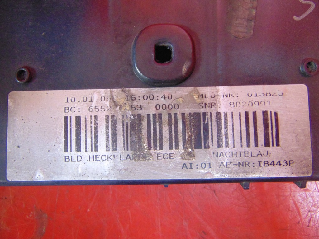 BMW 7 E65 HAYON SPATE BLEND 8223241 NACHTBLAU METALIZ 490 Product image