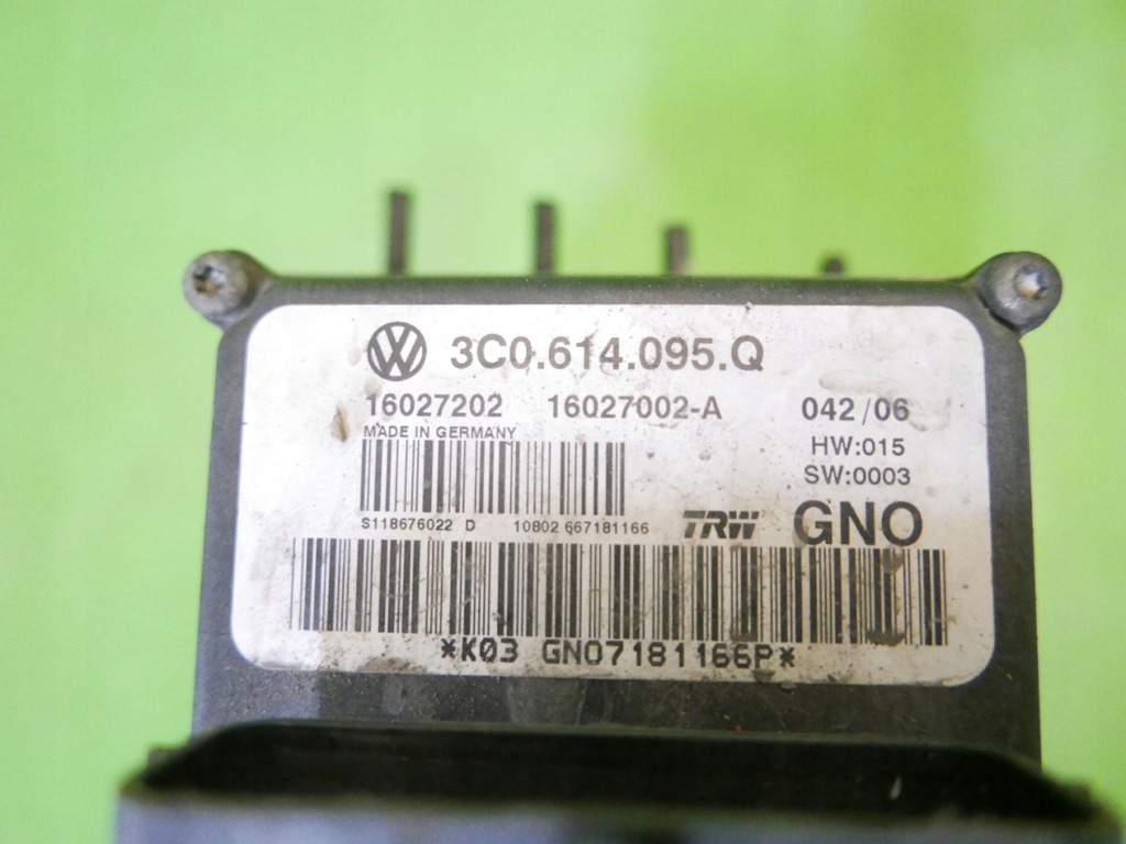 Pompa ABS 3C0614095Q TRW VW PASSAT B6 2.0 TDI 16V 05-09 Product image