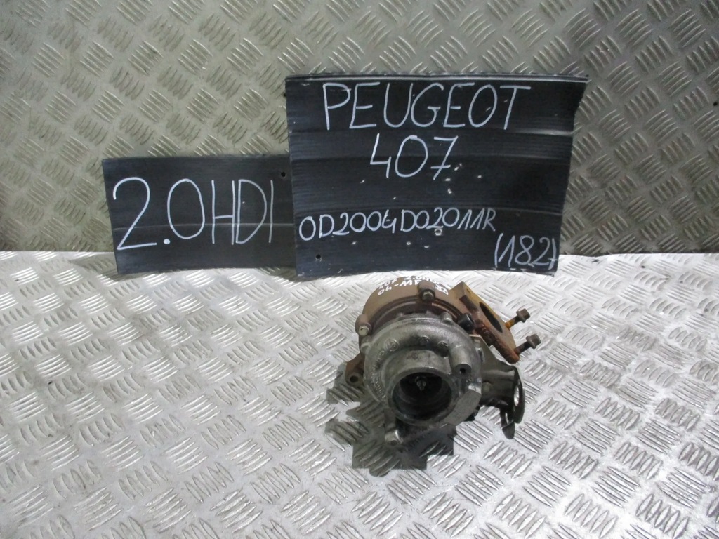 TURBOCOMPRESOR PEUGEOT 407 2.0 HDI 04-11 9682778680 Product image