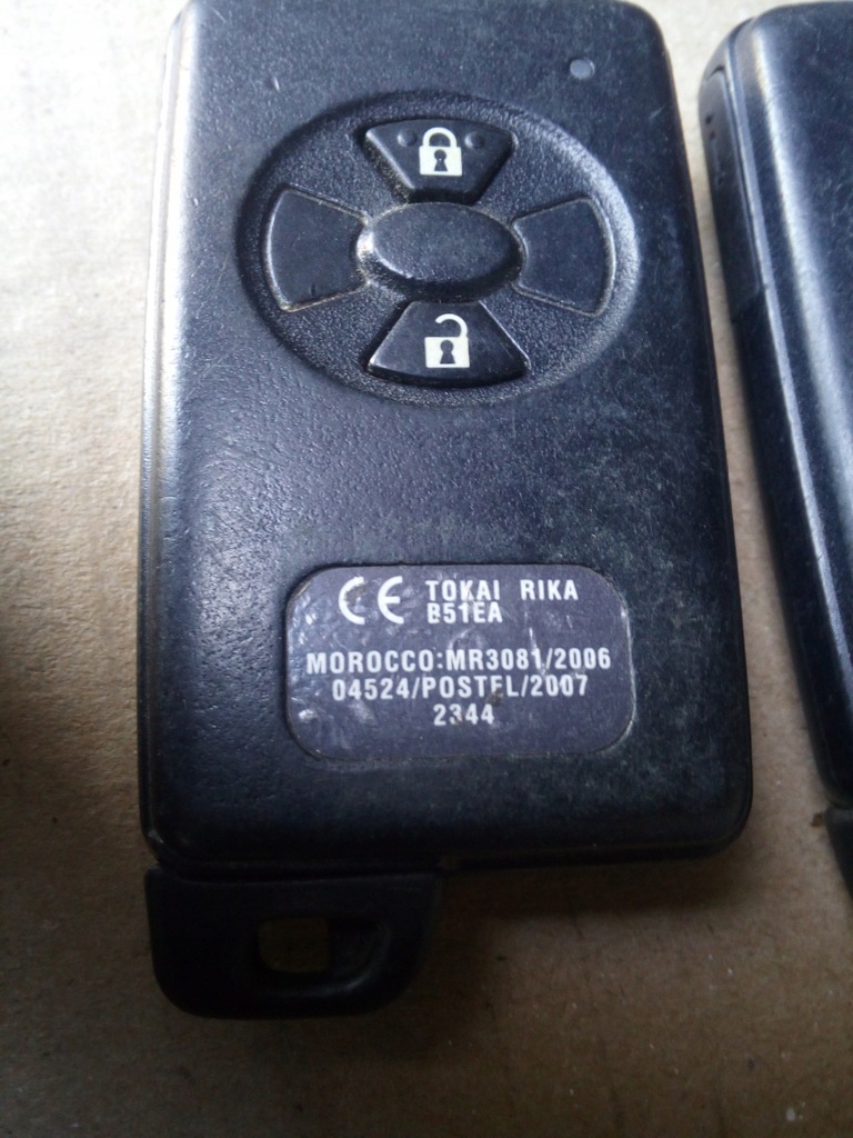 TOYOTA AURIS I 06-12 smart-key b51ea Product image
