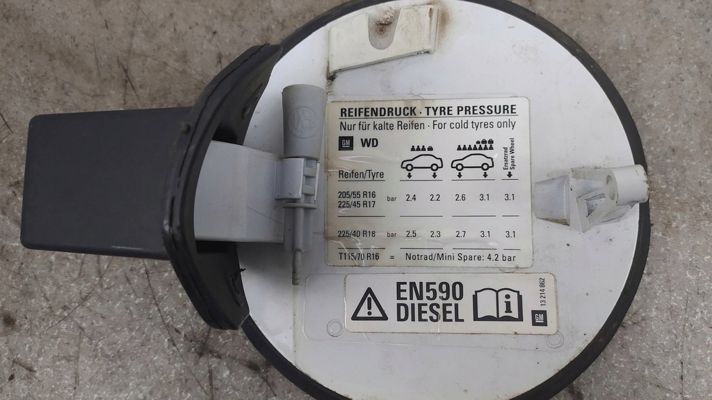 CLAPA DE UMPLEARE CARBURANT 13188943 OPEL ZAFIRA B 1.9CDTI 120KM Z19DT Product image
