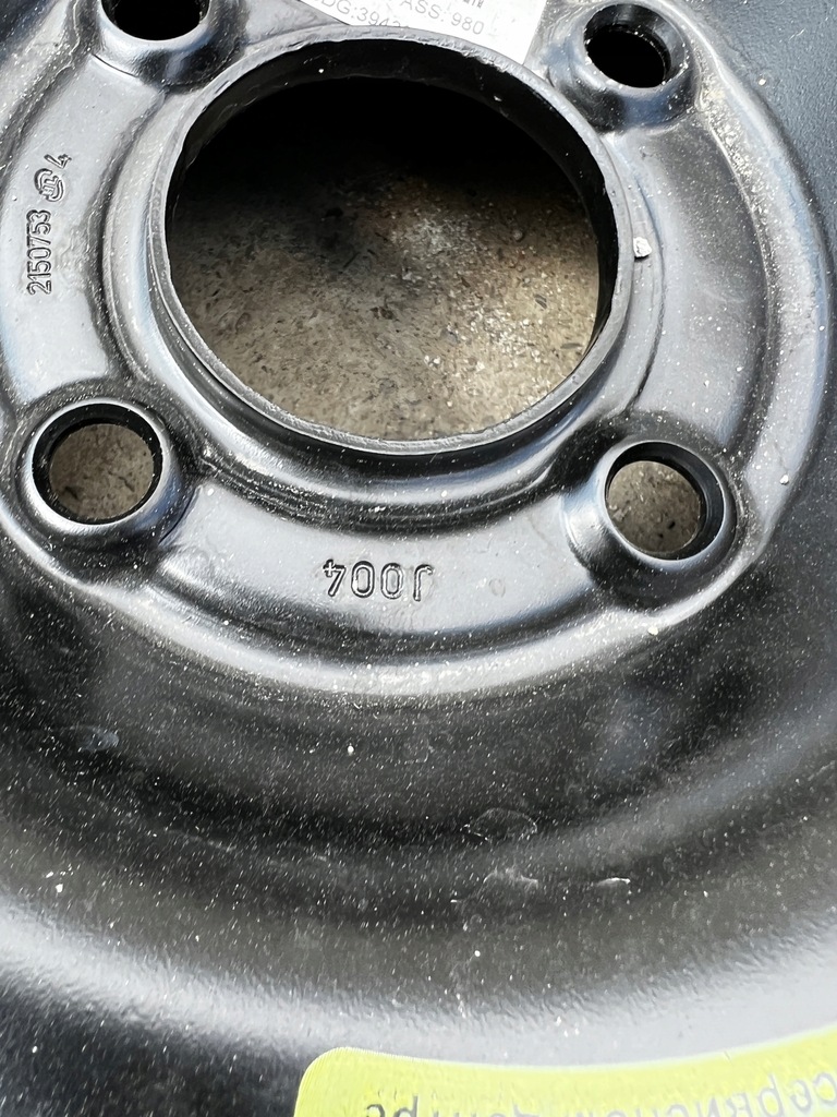 ROATA DE rezerve PEUGEOT 207 125/80 R15 2021R Product image