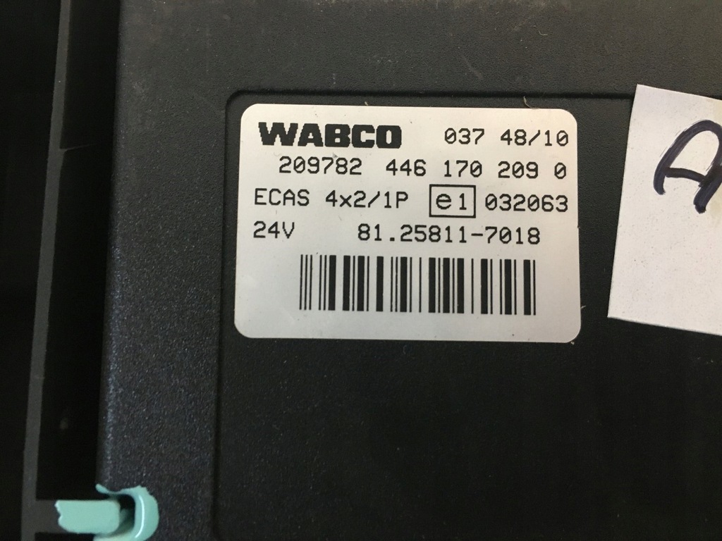 CONTROLLER ECAS MAN TGX TGA TGS 81.25811-7018 EURO5 Product image