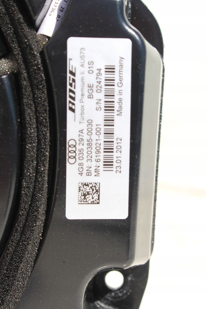 Difuzoare Audi A7 + Amplificator BOSE 4G 4G0035223C 4H0035399B 4G0035399 4G003 Product image