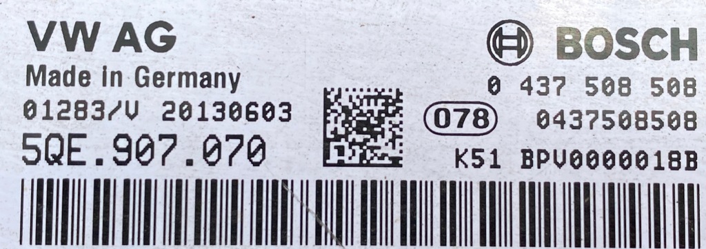 VW E GOLF POWER MODULE CONTROL DRIVE 5QE907070 Product image