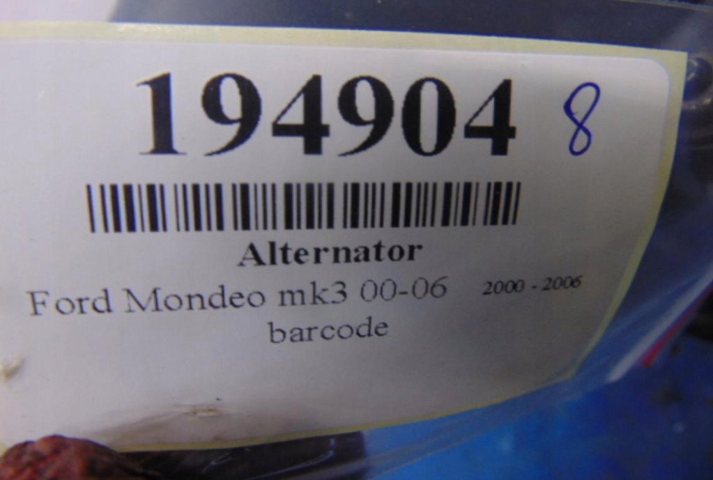 FORD MONDEO MK3 ALTERNATOR 2.0 16V 1S7T-CD Product image