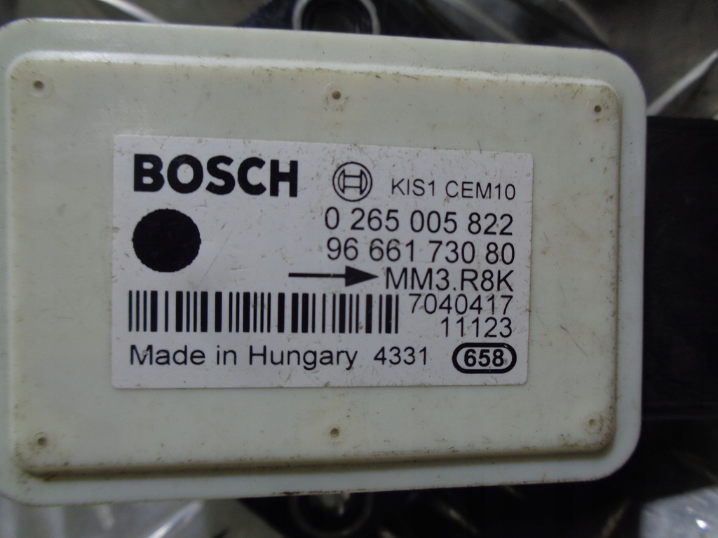 SENSOR ESP PEUGEOT 0265005822 9666173080 Product image