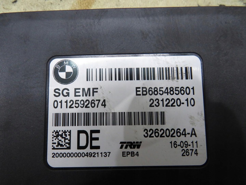 CONTROLLER FRANA DE MANA BMW 6 F06 F12 F13 6854856 Product image
