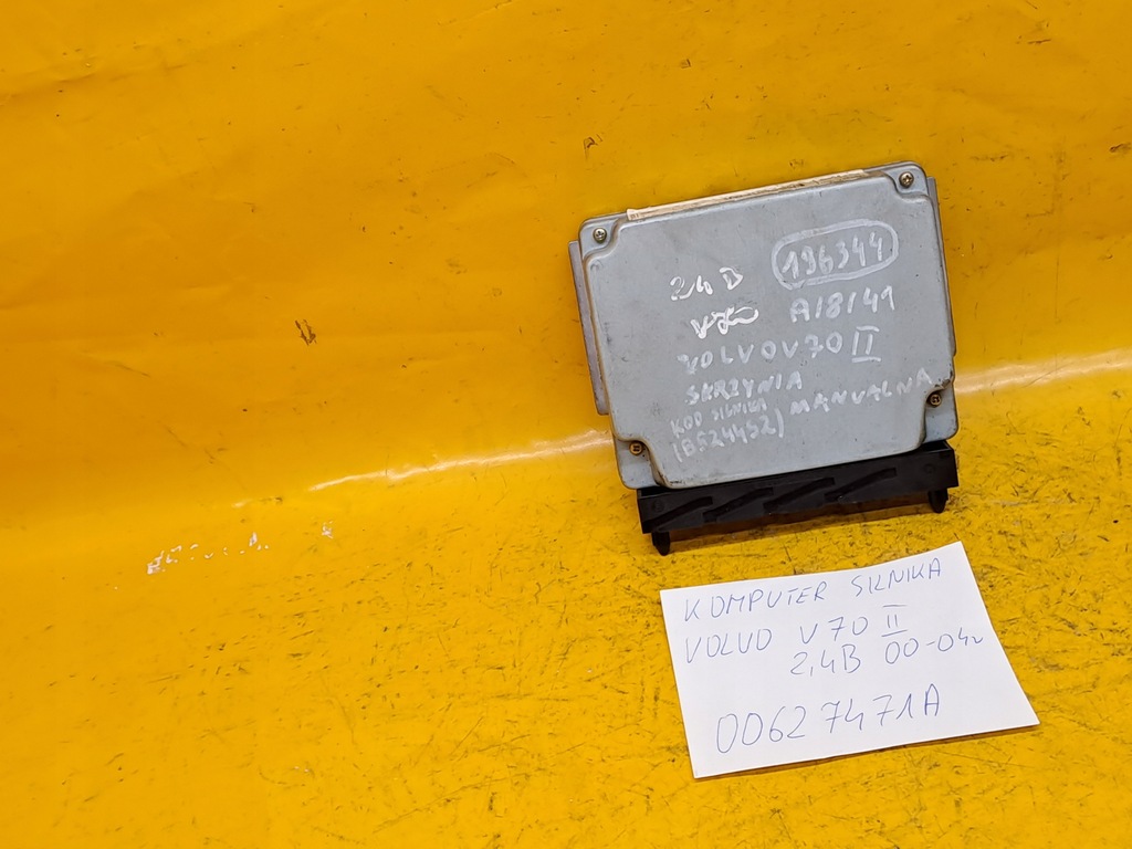 CALCULATOR MOTOR VOLVO V70 II 2.4B 00-04 00627471A. Product image