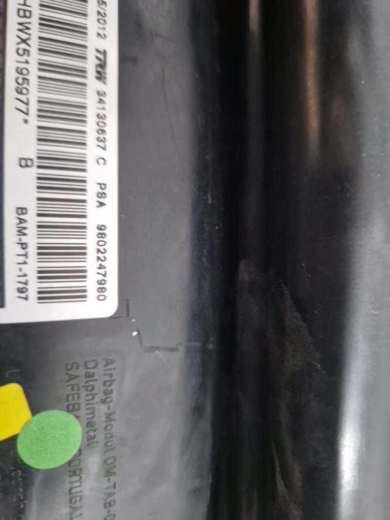 PERNA SCAUN PEUGEOT 208 DREAPTA 9802247980 Product image