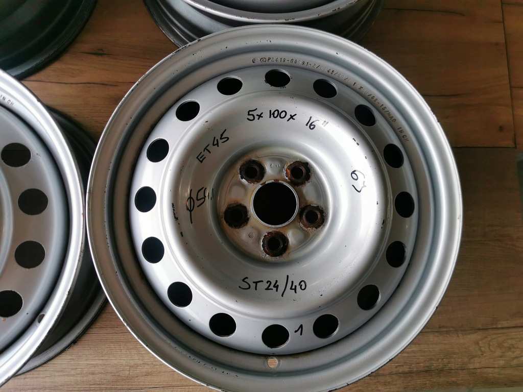 TOYOTA PRIUS AVENSIS T25 5x100 16" 6J ET 45 ORIGINAL! OE! PZ419G0691 ZA Product image