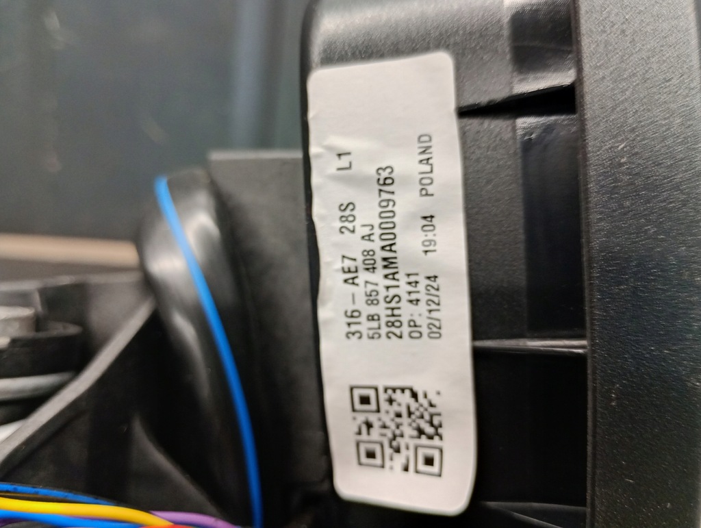 5LB857538A MIRROR DREPT SKODA ENYAQ 12+6PIN CABLE Product image