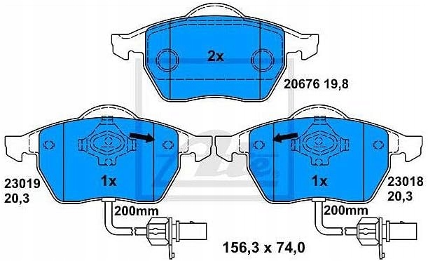 Set plăcuțe de frână Product image