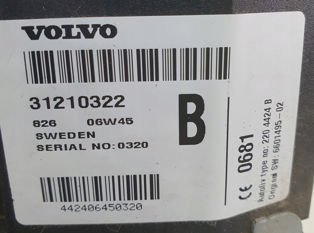 MODUL CONTROLLER TELEFON VOLVO XC90 31210322 Product image