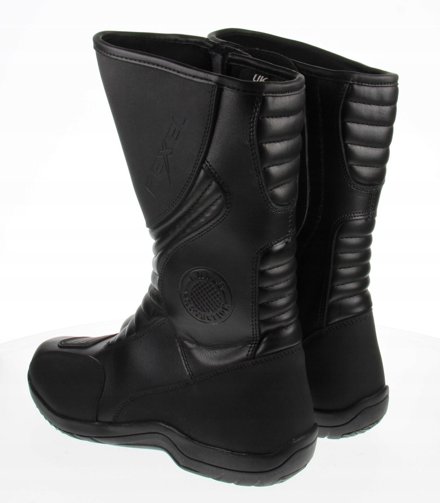 CIZME MOTOR REXEL PIELE ÎNALTĂ NEGĂ 41 1Ż1A Product image