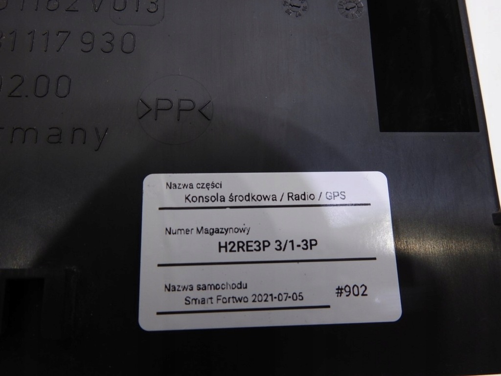 BUZUUNAR PENTRU RADIO SMART FORTWO I 0001162V013 Product image