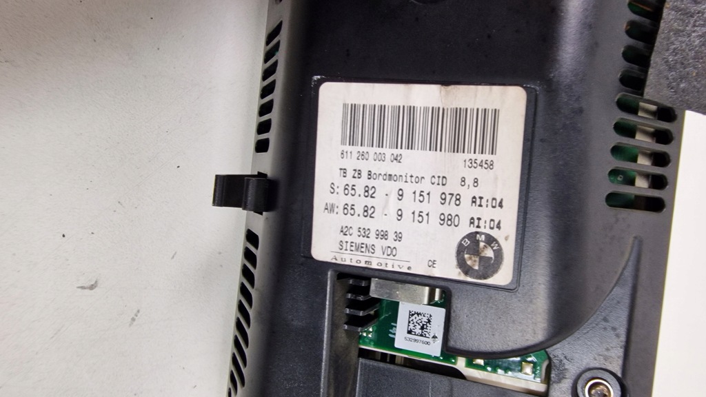 BMW E60 E61 CITITOR DE NAVIGARE DVD CCC ECRAN DRIVE 9170702 Product image