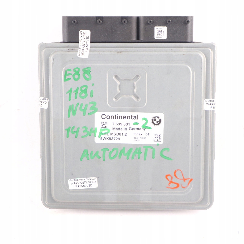 BMW E87 LCI E90 Motor Controller + Cheie automată CAS3 7599881 Product image