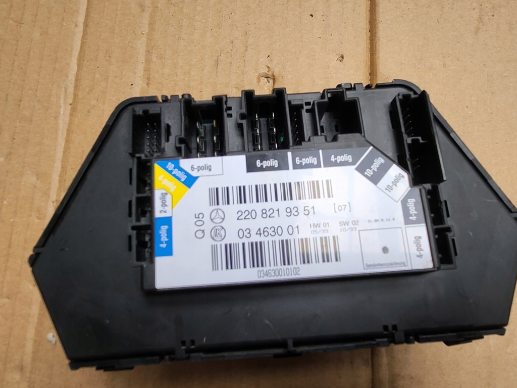 CONTROLLER SCAUN MERCEDES W220 2208219351 Product image