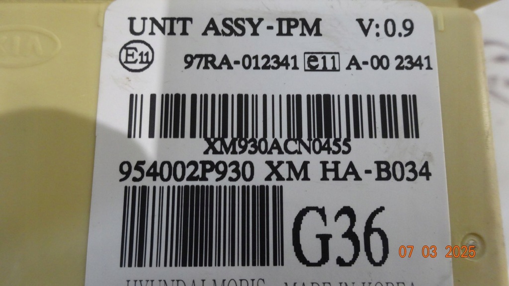 Kia Sorento II 4x4 10r Cutie de siguranțe 954002P930 97RA-012341 Product image