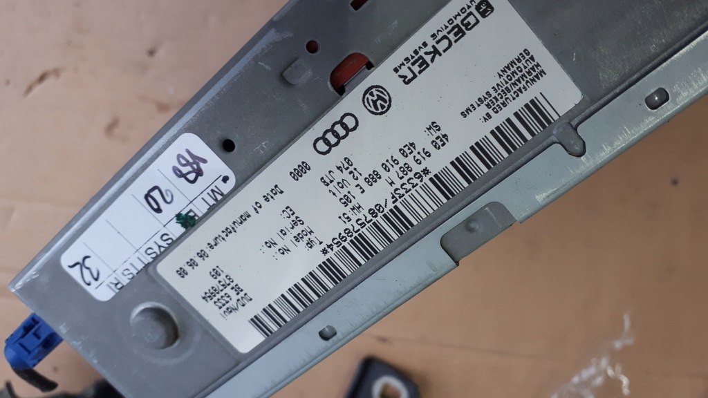 A4 B8 UNITATE CITITOR DE NAVIGARE DVD A5 A6 C6 Q7 Product image