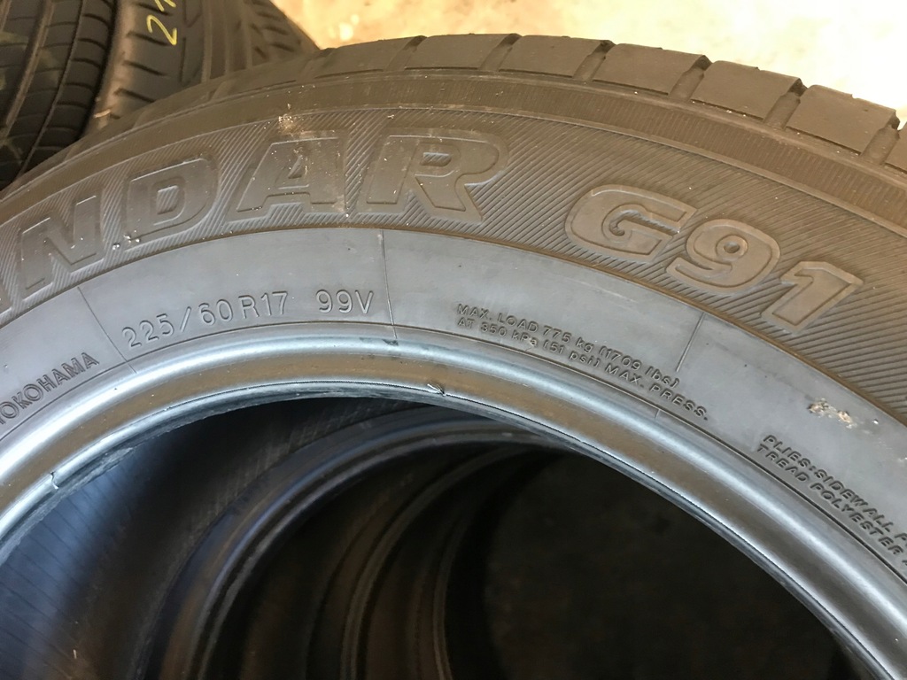 4 × Yokohama Geolandar G91 225/60R17 99 V Product image