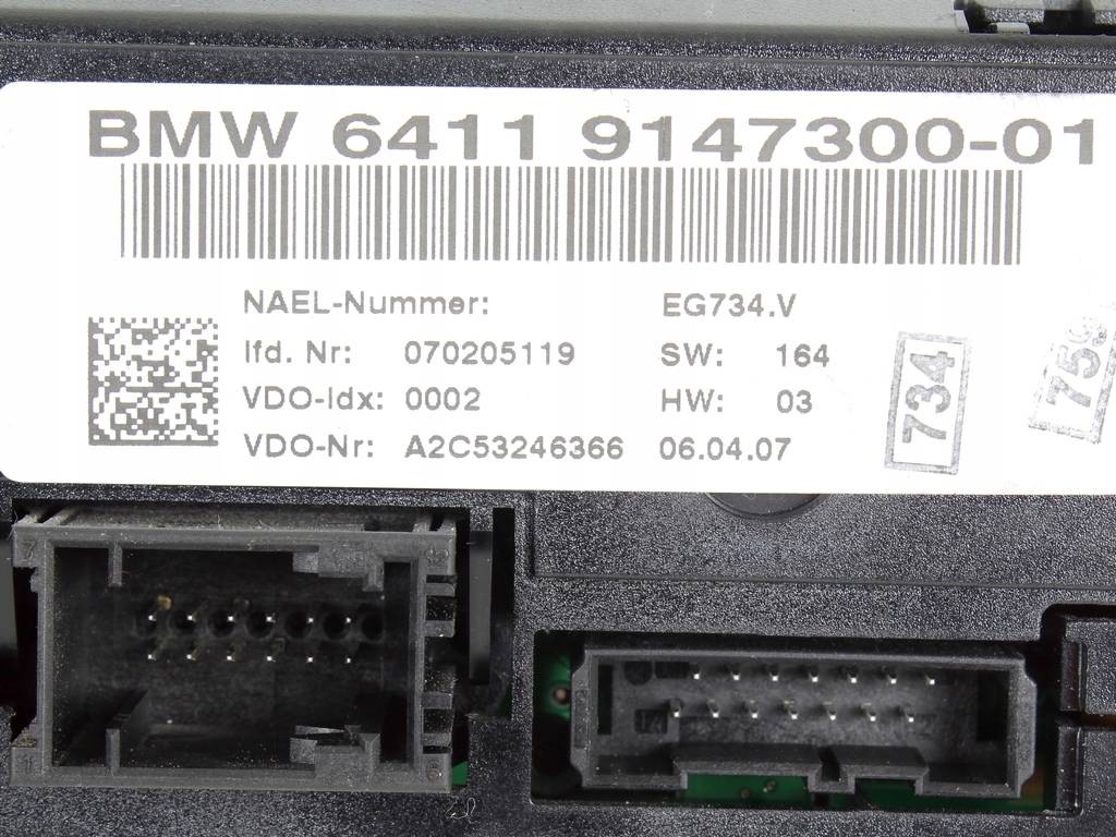 PANEL NAWIEWU KLIMATYZACJI BMW E92 E93 LCI 05-13 Product image