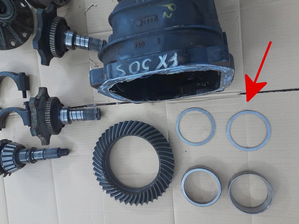 GARNITURA O-RING DIFERENTIAL INFINITI QX70 FX50 Product image