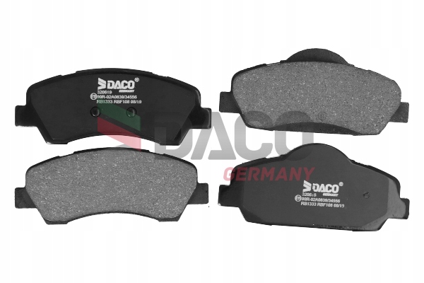 DACO Set placute frana FRONT Product image