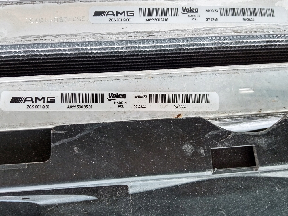 SET RADIATORE MERCEDES SL 232 55AMG / 63 AMG - S 223 63 AMG Product image
