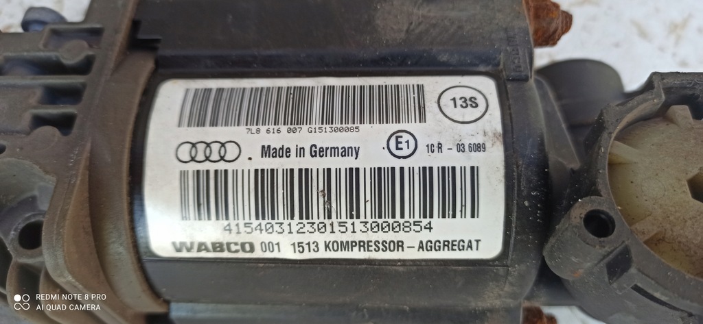 COMPRESOR SUSPENSION AUDI Q7 7L8616007 4420512661 Product image