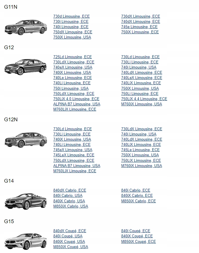 CONTROLLER COLONA BMW M5 M8 X5 X7 6885215 6894830 Product image