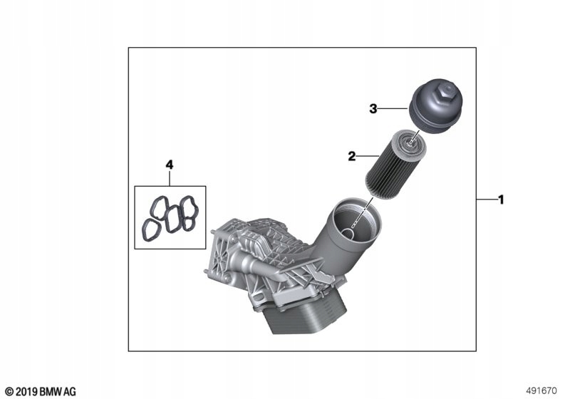 BMW G01 G20 G30 G38 G11 B46 BAZ FILTRU ULEI Product image