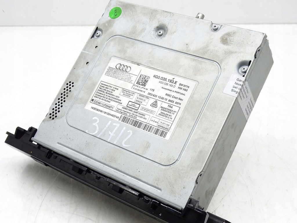 2X CITITOR DE CARD SD PENTRU NAVIGAȚIE AUDI A6 C7 4G0035193E Product image
